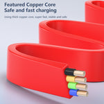 Cáp sạc kéo dài 3 trong 1 USB sang 8 Pin + Micro USB + USB-C / Type-C kèm giá đỡ điện thoại