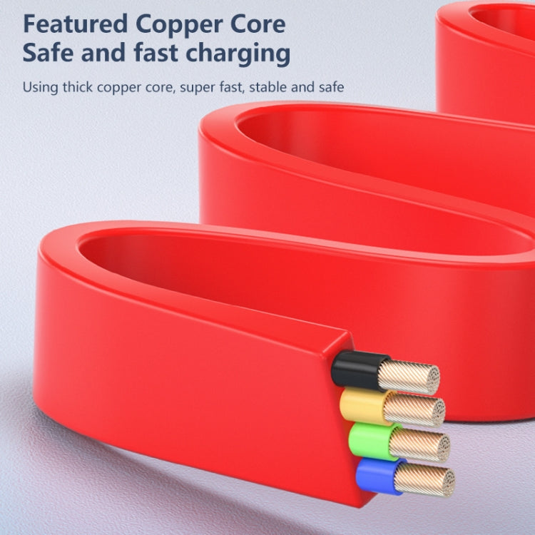 Cáp sạc kéo dài 3 trong 1 USB sang 8 Pin + Micro USB + USB-C / Type-C kèm giá đỡ điện thoại
