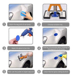 32 in 1 12V Car Cigarette Lighter Plug Paintless Dent Puller, 32 in 1 T-bar