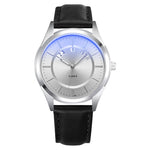 Đồng hồ quartz chống nước YAZOLE 513 dây da lịch