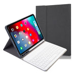 Bao da bàn phím Bluetooth từ tính tháo rời vân vải xoay ngang cho iPad Pro 11 2020 / 2018 có giá đỡ & khe đựng bút, RK11, RK11D có đèn nền