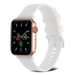 Dây đồng hồ silicone dệt trơn cho Apple Watch Series, 7 41mm / 6&SE&5&4 40mm / 3&2&1 38mm, 7 45mm / 6&SE&5&4 44mm / 3&2&1 42mm