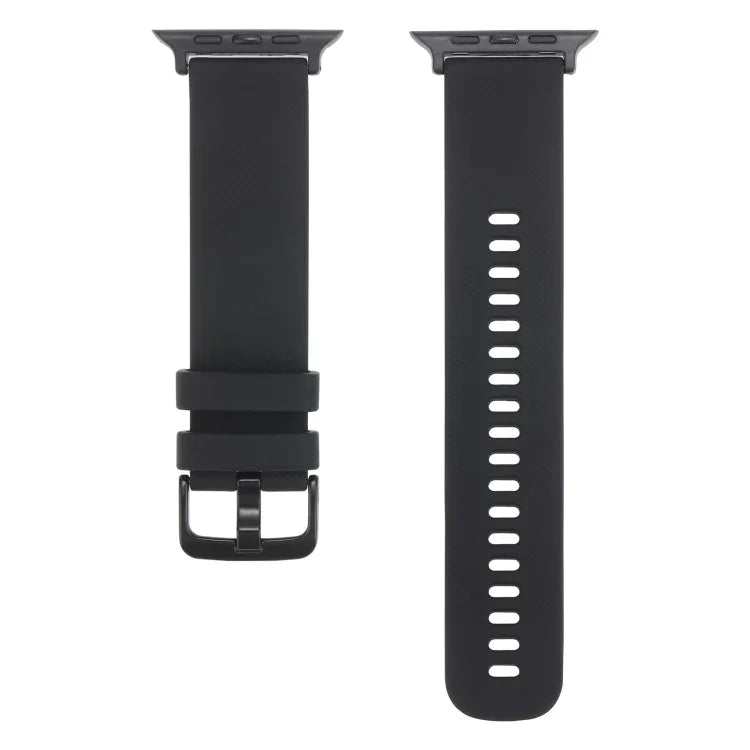 Dây đồng hồ silicone dệt trơn cho Apple Watch Series, 7 41mm / 6&SE&5&4 40mm / 3&2&1 38mm, 7 45mm / 6&SE&5&4 44mm / 3&2&1 42mm