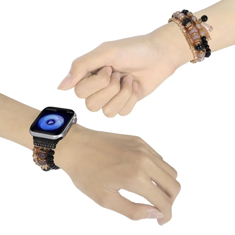 Dây đồng hồ tua rua xích cho Apple Watch Series, 7 41mm / 6&SE&5&4 40mm / 3&2&1 38mm, 7 45mm / 6&SE&5&4 44mm / 3&2&1 42mm