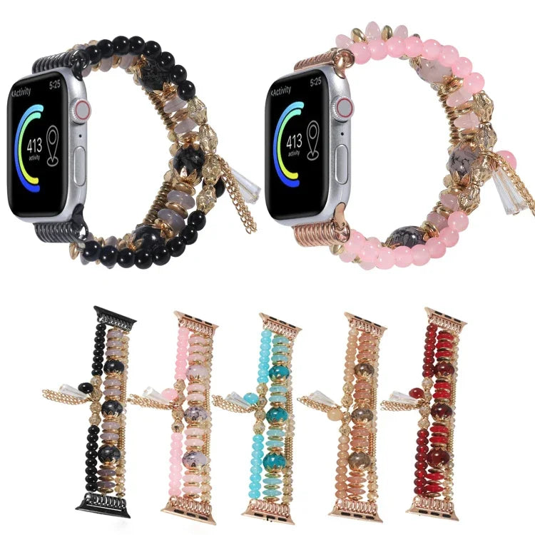 Dây đồng hồ tua rua xích cho Apple Watch Series, 7 41mm / 6&SE&5&4 40mm / 3&2&1 38mm, 7 45mm / 6&SE&5&4 44mm / 3&2&1 42mm