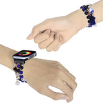 Dây đồng hồ xích hạt tròn cho Apple Watch Series, 7 41mm / 6&SE&5&4 40mm / 3&2&1 38mm, 7 45mm / 6&SE&5&4 44mm / 3&2&1 42mm