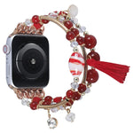 Dây đồng hồ xích hạt tròn cho Apple Watch Series, 7 41mm / 6&SE&5&4 40mm / 3&2&1 38mm, 7 45mm / 6&SE&5&4 44mm / 3&2&1 42mm