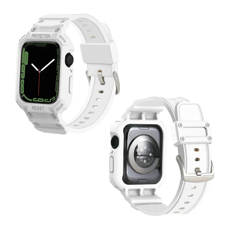 Dây đồng hồ TPU tích hợp cho Apple Watch Series, 7 41mm / 6&SE&5&4 40mm / 3&2&1 38mm, 7 45mm / 6&SE&5&4 44mm / 3&2&1 42mm