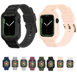 Dây đồng hồ TPU tích hợp cho Apple Watch Series, 7 41mm / 6&SE&5&4 40mm / 3&2&1 38mm, 7 45mm / 6&SE&5&4 44mm / 3&2&1 42mm