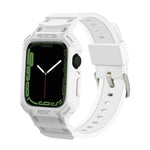 Dây đồng hồ TPU tích hợp cho Apple Watch Series, 7 41mm / 6&SE&5&4 40mm / 3&2&1 38mm, 7 45mm / 6&SE&5&4 44mm / 3&2&1 42mm