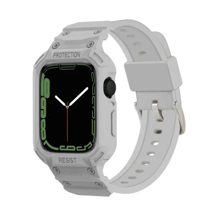 Dây đồng hồ TPU tích hợp cho Apple Watch Series, 7 41mm / 6&SE&5&4 40mm / 3&2&1 38mm, 7 45mm / 6&SE&5&4 44mm / 3&2&1 42mm