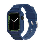 Dây đồng hồ TPU tích hợp cho Apple Watch Series, 7 41mm / 6&SE&5&4 40mm / 3&2&1 38mm, 7 45mm / 6&SE&5&4 44mm / 3&2&1 42mm