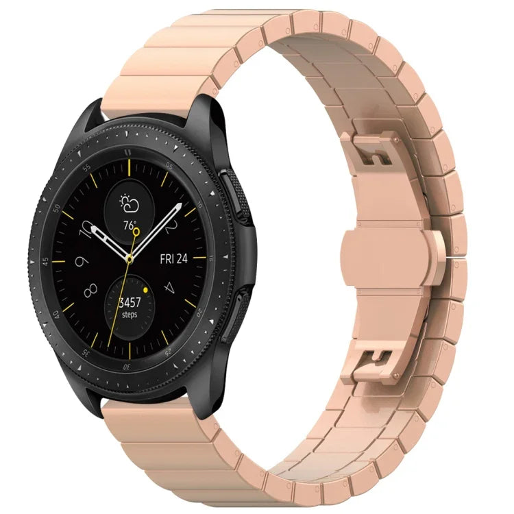 Dây thép không gỉ khóa bướm 46mm, Dành cho Galaxy Watch