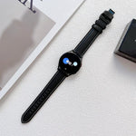 Dây đồng hồ da thật khâu khóa bướm, Dành cho Samsung Galaxy Watch4 20mm, Dành cho Huawei Watch GT 3 Pro 22mm