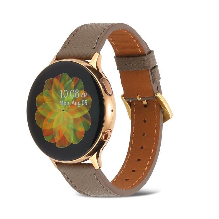 Dây đeo đồng hồ da thật, dành cho Samsung Galaxy Watch4 20mm