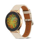 Dây đeo đồng hồ da thật, dành cho Samsung Galaxy Watch4 20mm