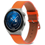 Dây đồng hồ da thật dệt trơn, Dành cho Samsung Galaxy Watch4 20mm, Dành cho Huawei Watch GT 3 Pro 22mm