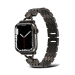 Dây đồng hồ kim loại hình thoi dạng D cho Apple Watch Series, 7 45mm / 6&SE&5&4 44mm / 3&2&1 42mm, 7 41mm / 6&SE&5&4 40mm / 3&2&1 38mm