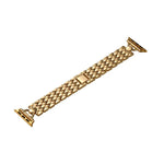 Dây đồng hồ kim loại hình thoi dạng D cho Apple Watch Series, 7 45mm / 6&SE&5&4 44mm / 3&2&1 42mm, 7 41mm / 6&SE&5&4 40mm / 3&2&1 38mm