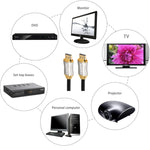 Cáp 2m HD 8K PS4 4K2K 144Hz cho máy chiếu, laptop, hộp giải mã, dài 2m