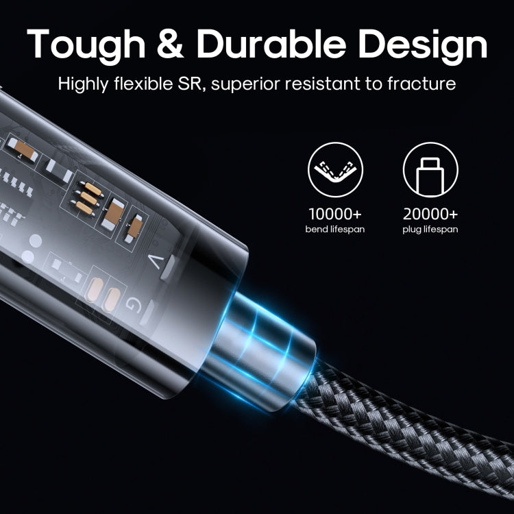 JOYROOM S-UL012A12 Cáp đồng bộ dữ liệu USB-A sang 8 Pin 2.4A, dài 1.2m USB-A sang 8 Pin