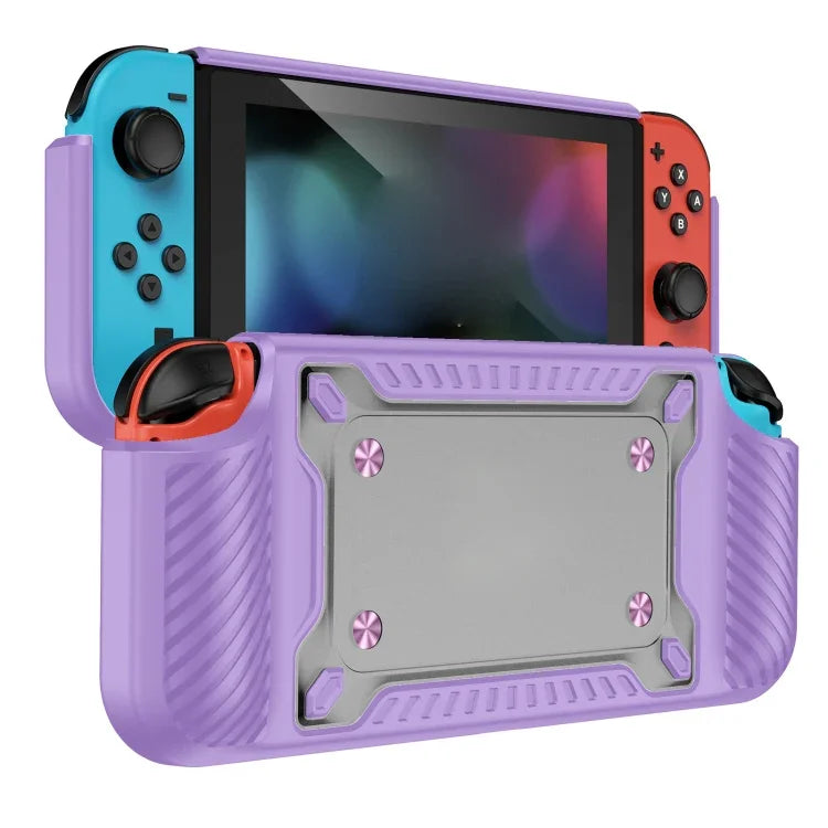 Tay cầm chơi game ốp bảo vệ TPU+PC cho Switch OLED