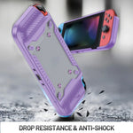 Tay cầm chơi game ốp bảo vệ TPU+PC cho Switch OLED