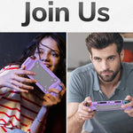 Tay cầm chơi game ốp bảo vệ TPU+PC cho Switch OLED