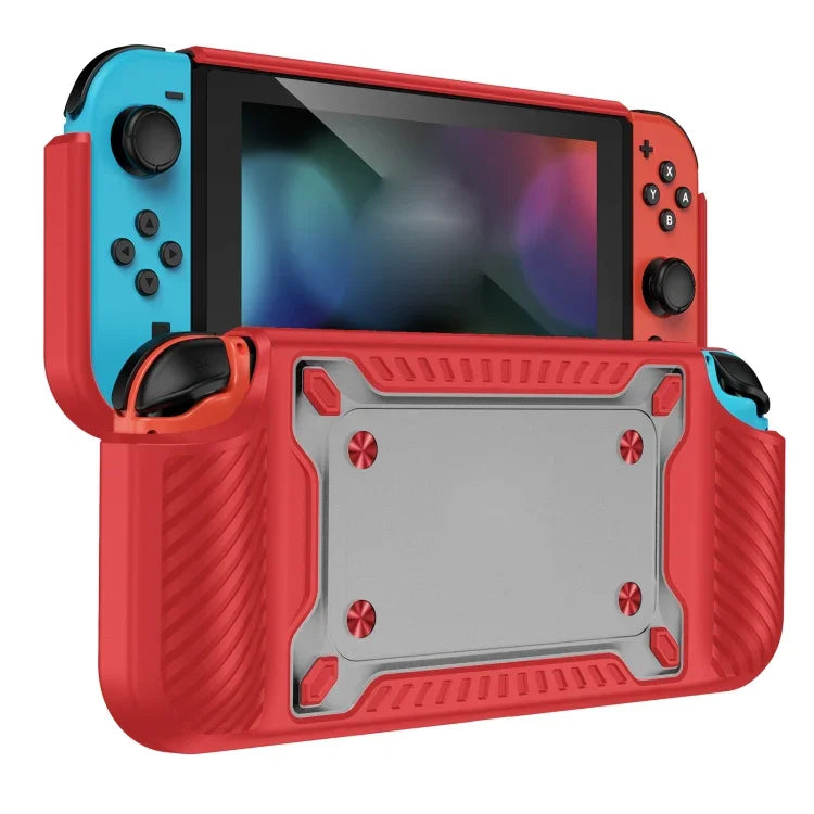 Tay cầm chơi game ốp bảo vệ TPU+PC cho Switch OLED
