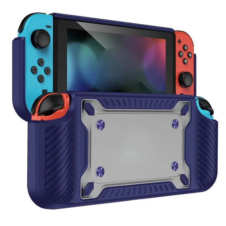 Tay cầm chơi game ốp bảo vệ TPU+PC cho Switch OLED