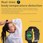 Đồng hồ thông minh Q9 Pro màn hình TFT HD 1.7 inch, Hỗ trợ theo dõi nhiệt độ cơ thể / Theo dõi nhịp tim