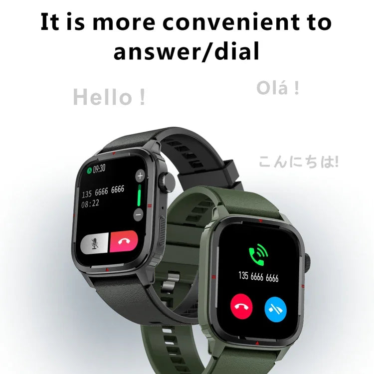 Đồng hồ thông minh Q25 màn hình TFT HD 1.7 inch, Hỗ trợ gọi Bluetooth / Theo dõi huyết áp