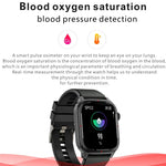 Đồng hồ thông minh Q25 màn hình TFT HD 1.7 inch, Hỗ trợ gọi Bluetooth / Theo dõi huyết áp