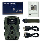 PR1000 Camera săn bắn theo dõi động vật hoang dã có màn hình LCD 2 inch, hồng ngoại nhìn ban đêm, cảm biến chuyển động, PR1000