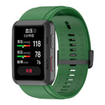Solid Color Silicone Watch Band with Buckle, For Huawei Watch D