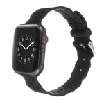 Dây đồng hồ silicone họa tiết bông tuyết cho Apple Watch Series, 7 41mm / 6&SE&5&4 40mm / 3&2&1 38mm, 7 45mm / 6&SE&5&4 44mm / 3&2&1 42mm