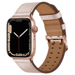 Dây đồng hồ da khóa đôi cho Apple Watch Series, 7 41mm / 6&SE&5&4 40mm / 3&2&1 38mm, 7 45mm / 6&SE&5&4 44mm / 3&2&1 42mm