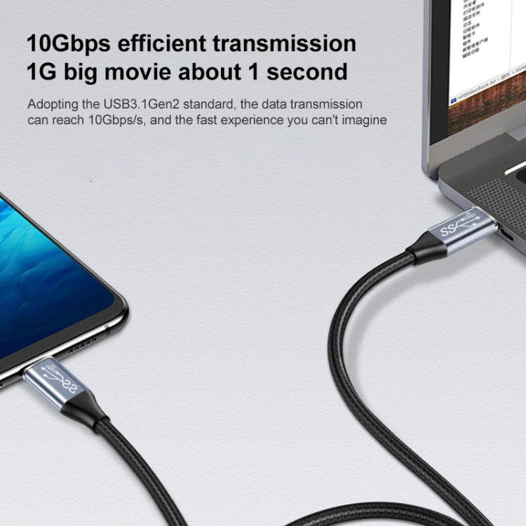 Cáp truyền dữ liệu và sạc USB-C / Type-C đực sang đực 10Gbps, dài 50cm, 1m, 1.5m, 2m