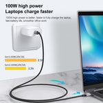 Cáp nối dài truyền dữ liệu và sạc USB-C / Type-C đực sang cái 10Gbps, dài 25cm, 50cm, 1m, 2m