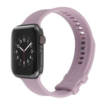 Dây đồng hồ silicone khóa vuông cho Apple Watch Series, 7 41mm / 6&SE&5&4 40mm / 3&2&1 38mm, 7 45mm / 6&SE&5&4 44mm / 3&2&1 42mm