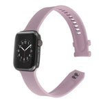 Dây đồng hồ silicone khóa vuông cho Apple Watch Series, 7 41mm / 6&SE&5&4 40mm / 3&2&1 38mm, 7 45mm / 6&SE&5&4 44mm / 3&2&1 42mm