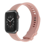Dây đồng hồ silicone khóa vuông cho Apple Watch Series, 7 41mm / 6&SE&5&4 40mm / 3&2&1 38mm, 7 45mm / 6&SE&5&4 44mm / 3&2&1 42mm