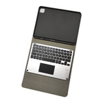 Bao da bàn phím Bluetooth hợp kim nhôm có cảm ứng xoay ngang RK11L cho iPad Pro 11 2020 / 2018 có giá đỡ & khe đựng bút
