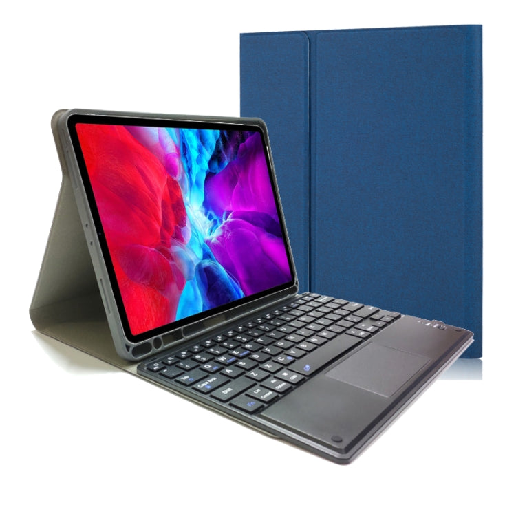 Bao da bàn phím Bluetooth cảm ứng TPU tháo rời xoay ngang cho iPad Pro 11 2020 / 2018 có giá đỡ & khe đựng bút, RK11C