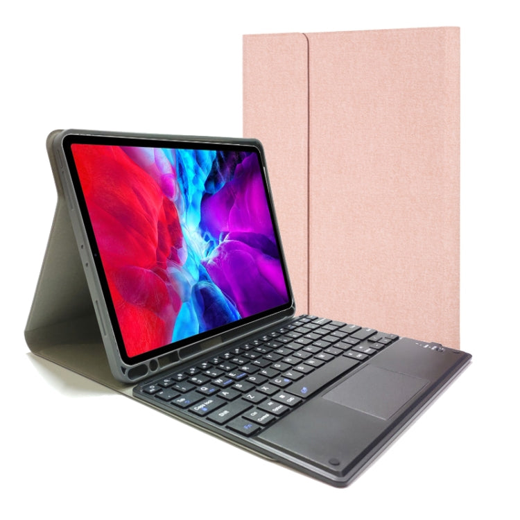 Bao da bàn phím Bluetooth cảm ứng TPU tháo rời xoay ngang cho iPad Pro 11 2020 / 2018 có giá đỡ & khe đựng bút, RK11C