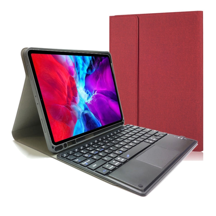 Bao da bàn phím Bluetooth cảm ứng TPU tháo rời xoay ngang cho iPad Pro 11 2020 / 2018 có giá đỡ & khe đựng bút, RK11C