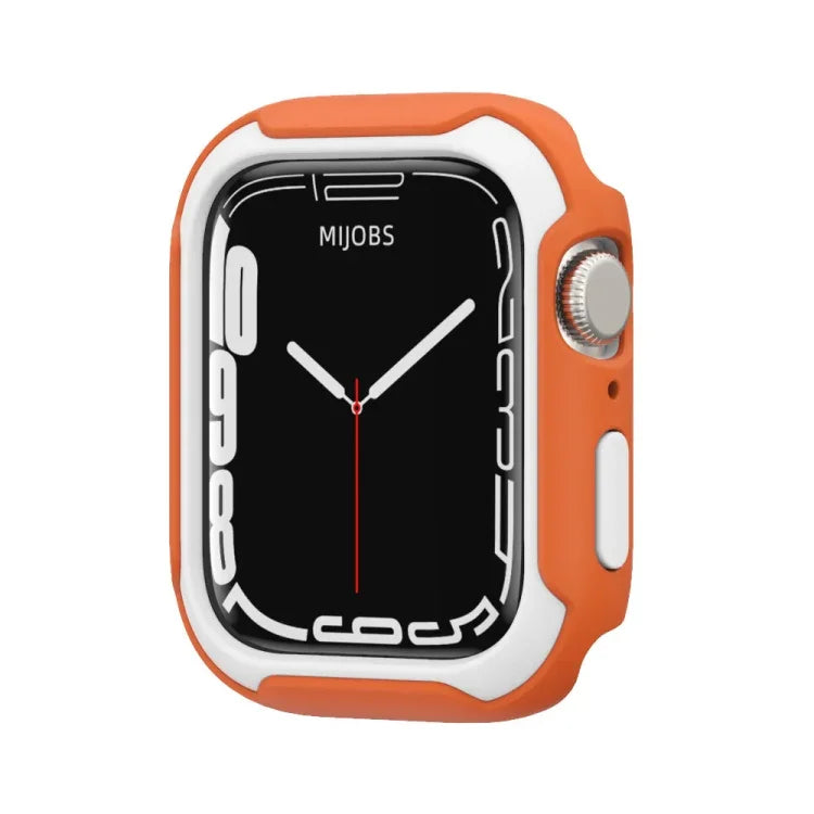 Vỏ đồng hồ hai màu tháo rời cho Apple Watch Series, 7 41mm / 6&SE&5&4 40mm, 7 45mm / 6&SE&5&4 44mm