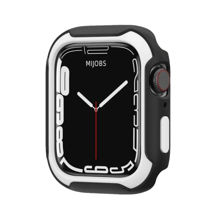 Vỏ đồng hồ hai màu tháo rời cho Apple Watch Series, 7 41mm / 6&SE&5&4 40mm, 7 45mm / 6&SE&5&4 44mm