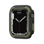 Vỏ đồng hồ hai màu tháo rời cho Apple Watch Series, 7 41mm / 6&SE&5&4 40mm, 7 45mm / 6&SE&5&4 44mm