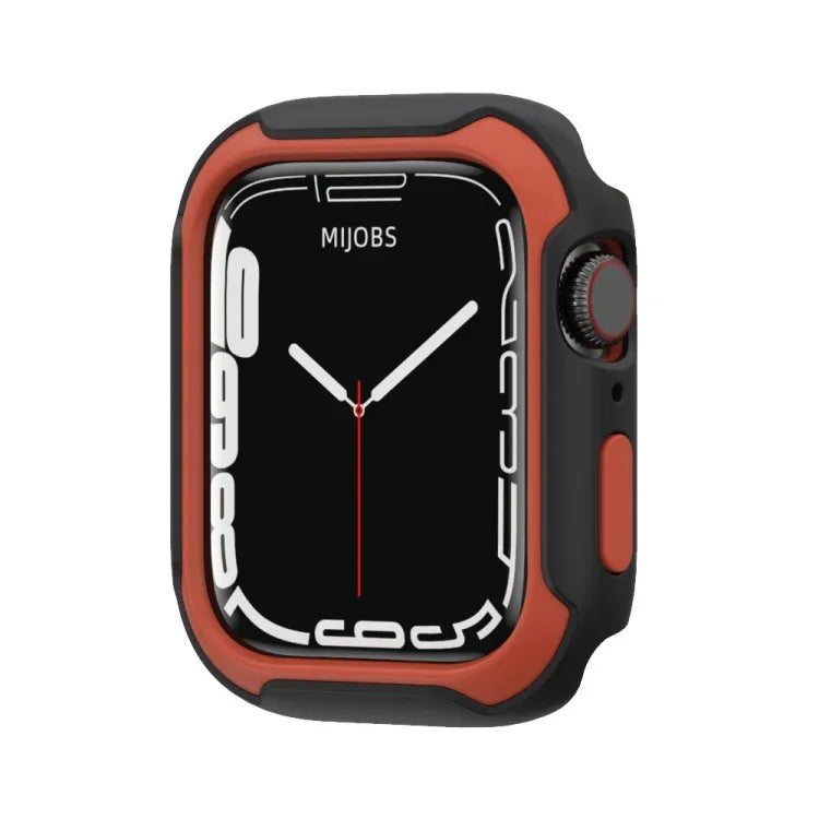 Vỏ đồng hồ hai màu tháo rời cho Apple Watch Series, 7 41mm / 6&SE&5&4 40mm, 7 45mm / 6&SE&5&4 44mm